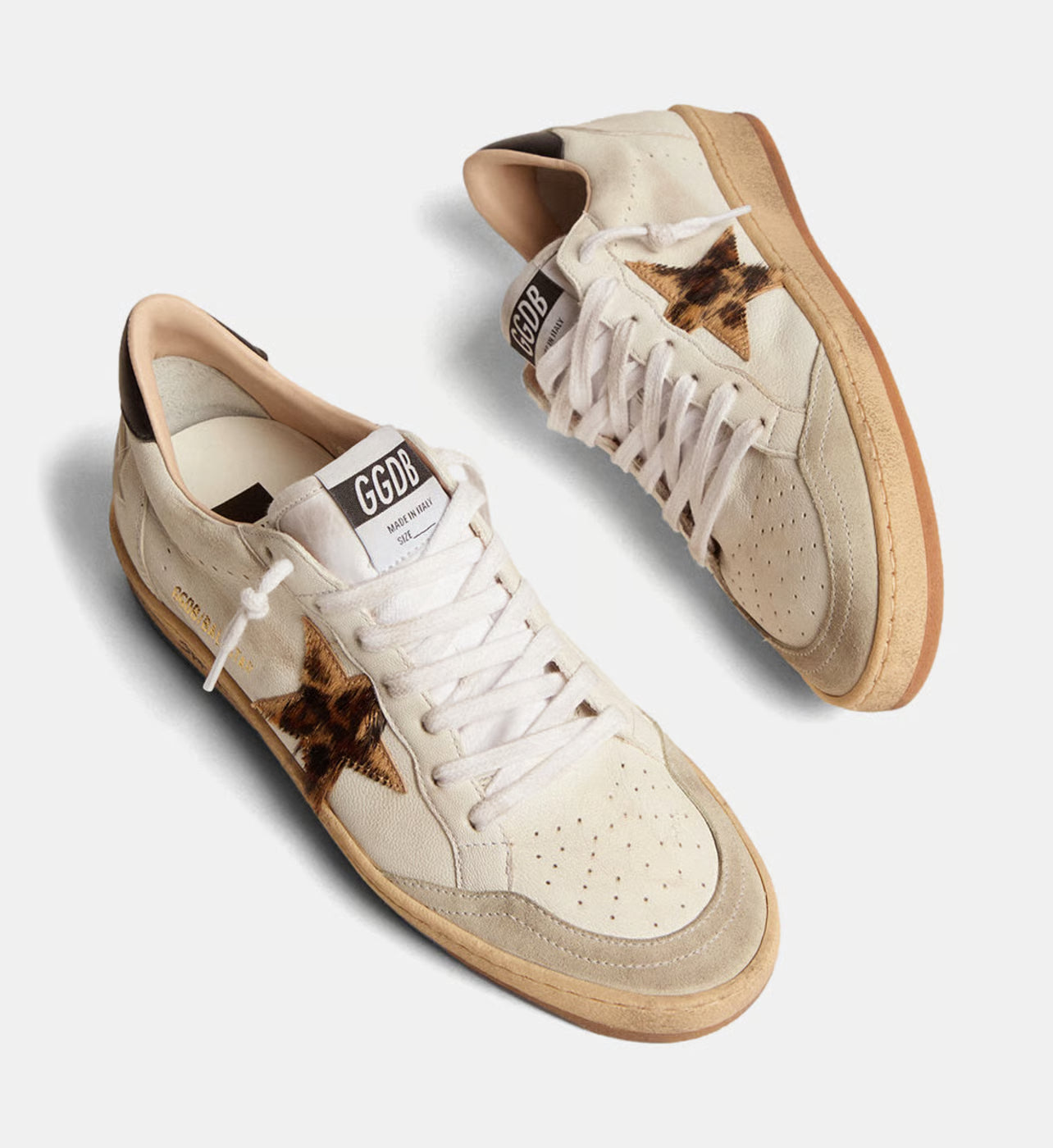 Golden Goose — Ball Star avec son Étoile Léopard