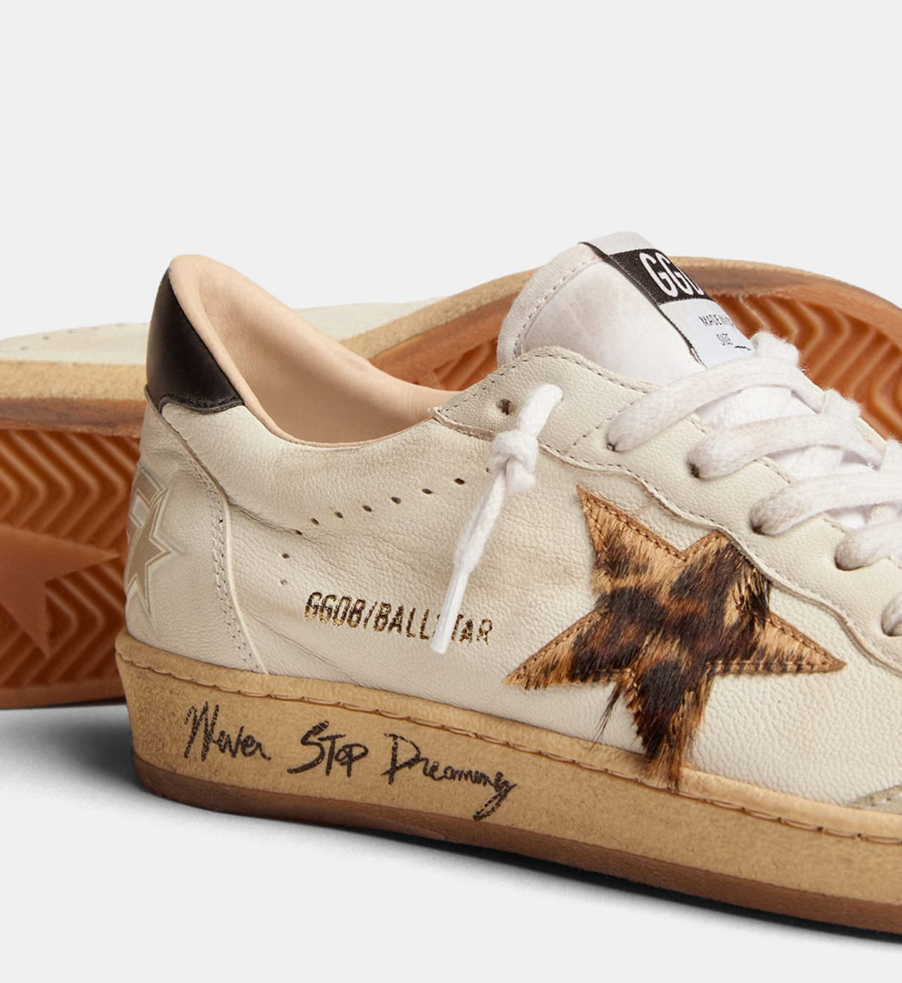 Golden Goose — Ball Star avec son Étoile Léopard